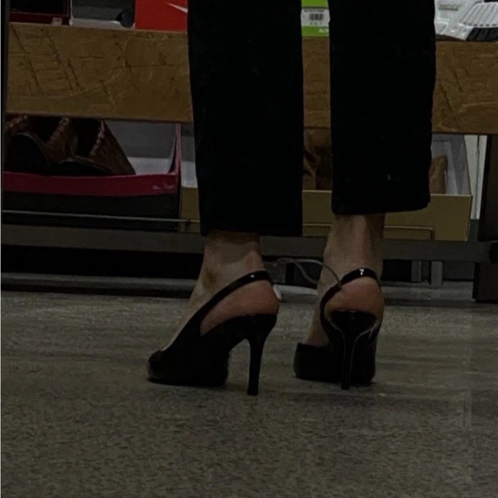 Michael Kors Womens Alina Flex Sling Pump Heel Black Size 8 M